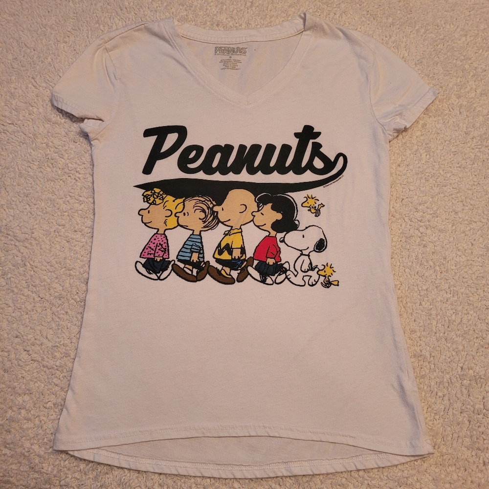 Peanuts Short Sleeve Tee, Size Small